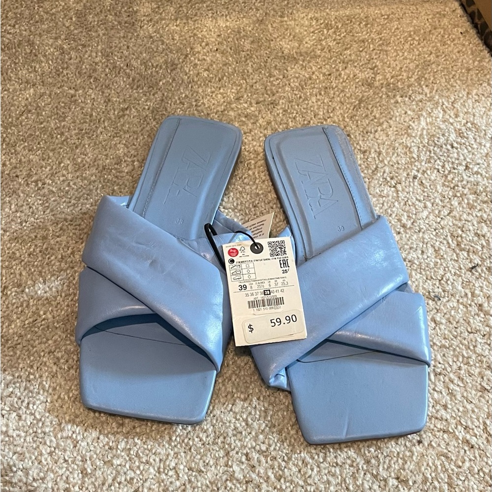 Zara leather sandals